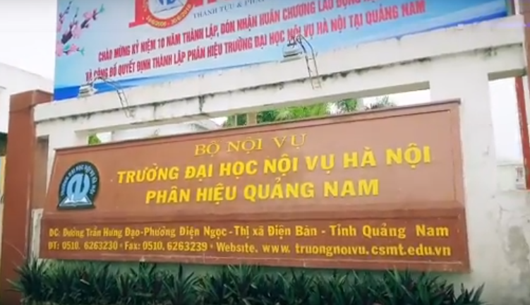 Thông tin tuyển sinh Đại học Nội vụ Phân hiệu Quảng Nam 2022